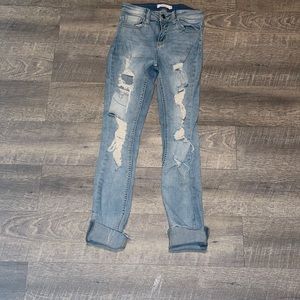 Rue21 ripped skinny jeans
